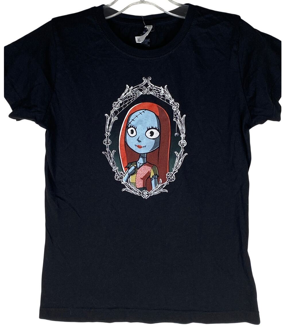 Disney Tim Burton Nightmare Before Christmas Sally T Shirt Women S Black Gothic